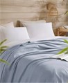 Madison Park Легкий дышащий охлаждающий плед Full/Queen размера, 70% вискоза из бамбука, 30% хлопок, жаккардовый узор 11228355