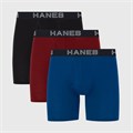 Мужские боксеры Hanes Premium, 3 шт., с поддерживающим карманом, комфортные и защищающие от запаха 11182564