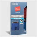 Мужские боксеры Hanes Premium, 3 шт., с поддерживающим карманом, комфортные и защищающие от запаха 11182564
