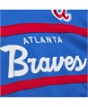 Худи Mitchell &amp, Ness Royal Atlanta Braves Head Coach с флисовой подкладкой и вышивкой 11225686