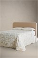 Zara Home Сатиновая простыня с принтом пальм, 300 нитей, хлопок, стиль Toile de Jouy 11229555