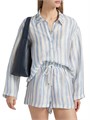 Пляжная рубашка с пуговицами и длинными рукавами Nico от Marie Oliver в полоску, свободный крой, непромокаемая 11167497