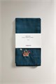 Zara Home Комплект однотонных вышитых салфеток из хлопка и рами, 2 штуки 11229444