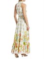 Hemant &amp, Nandita Сарафан-макси Dhun с ярким цветочным принтом и съемным поясом, 100% хлопок 11166124