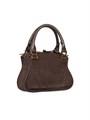 Chloe Женская сумка Marcie из замши с двумя ручками, съемным ремнем и карманом с клапаном 11167075