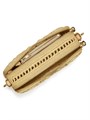Tory Burch Мини-сумочка через плечо из рафии с логотипом и двумя карманами, 19.5 см x 11.5 см x 5.5 см 11166907