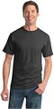 Мужская футболка Jerzees DRI-POWER с короткими рукавами, 50% хлопок/50% полиэстер, размер 3X, цвет угольный 10022449