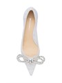 Туфли Mach &amp, Mach на каблуке ',Кошачий глаз', с двойным бантом и лаковой отделкой 11165596