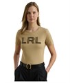 Футболка-петит из хлопкового джерси с бижутерным логотипом LAUREN Ralph Lauren, 100% хлопок, свободный покрой 11228877