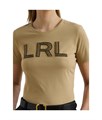 Футболка-петит из хлопкового джерси с бижутерным логотипом LAUREN Ralph Lauren, 100% хлопок, свободный покрой 11228877