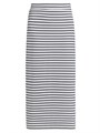 Полосатая макси-юбка Stellae Dux с завышенной талией и облегающим кроем, 74% хлопок 11169834