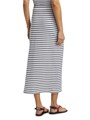 Полосатая макси-юбка Stellae Dux с завышенной талией и облегающим кроем, 74% хлопок 11169834