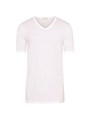 Футболка из мерсеризованного хлопка Hanro с V-образным вырезом и короткими рукавами, 100% хлопок 11167047