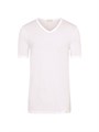 Футболка из мерсеризованного хлопка Hanro с V-образным вырезом и короткими рукавами, 100% хлопок 11167047