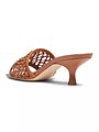 Плетёные кожаные мюли 22eleve с открытым носком и низким каблуком 55 мм 10048039