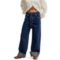 Free People Джинсы We The Free East Bay, с подворотами, с высокой талией, 100% хлопок 11230727