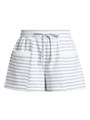 Шорты Stellae Dux из 100% хлопка с полосатым узором, завязками на талии и карманами 11169912