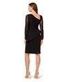 Женское элегантное облегающее платье Adrianna Papell с асимметричным вырезом и длинными рукавами 11172005