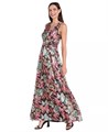 Элегантное платье без рукавов A-Line с цветочным принтом и металлическими элементами от R &amp, M Richards 11231384