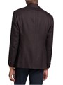 Спортивный пиджак Giorgio Armani из текстурированной шерсти с длинными рукавами, 67% чистая шерсть 11167111