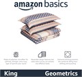 Двуслойное одеяло Amazon Basics, легкое микрофибровое одеяло для всех сезонов, черно-серое, размер 180x230 см 11304689