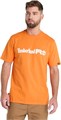 Мужская футболка Timberland PRO с логотипом, короткими рукавами, оригинального кроя, 100% хлопок, размер 3X 11283126