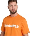 Мужская футболка Timberland PRO с логотипом, короткими рукавами, оригинального кроя, 100% хлопок, размер 3X 11283126