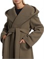 Rohe Wool Hooded Wrap Coat 11015826
