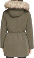Женская анорак-куртка DKNY с капюшоном и отделкой из искусственного меха, цвет Лоден, большой размер 11306739