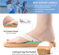 Женские сандалии STQ с быстросохнущим эффектом, подошва из йога-материала и поддержка свода стопы 11250934