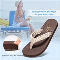Женские сандалии STQ с быстросохнущим эффектом, подошва из йога-материала и поддержка свода стопы 11250934