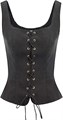 Корсет Scarlet Darkness в стиле Ренессанса с квадратным вырезом и шнуровкой из удобных материалов 11271122