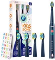 Seago Электрическая зубная щетка для детей с мягкой щетиной, 5 режимов, 4 сменные насадки и наклейки, для возраста 3-12 лет 11273607