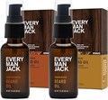 Every Man Jack Масло для бороды с ароматом ванили и кедра для мужчин, глубокое увлажнение и мягкость, 30 мл (2 шт.) 11251466