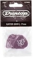 JIM DUNLOP Gator Grip стандартные гитарные медиаторы 1.5 мм, с быстрым разъемом и матовой поверхностью 11304600