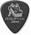 JIM DUNLOP Gator Grip стандартные гитарные медиаторы 1.5 мм, с быстрым разъемом и матовой поверхностью 11304600