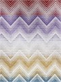 Многоцветный хлопковый халат с капюшоном Missoni с зигзагообразным узором, длинными рукавами, сделано в Португалии 11010690