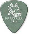 JIM DUNLOP Gator Grip стандартные гитарные медиаторы 1.5 мм, с быстрым разъемом и матовой поверхностью 11304600