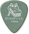 JIM DUNLOP Gator Grip стандартные гитарные медиаторы 1.5 мм, с быстрым разъемом и матовой поверхностью 11304600