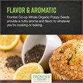 Frontier Co-op Органические семена мака целиком, 454 г, высшее качество, полезные и питательные, кошерный продукт 11282909