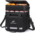 Maelstrom Утеплённая непромокаемая ланч-сумка 17L, черного цвета, с двумя отделениями, для мужчин и женщин 11263035