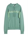 Худи Lanvin Curb из натурального хлопка с шнуровкой, карманом-кенгуру и вышитым логотипом, изготовленное в Италии 11010572