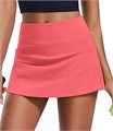 Pinspark Женская плиссированная теннисная юбка с эластичной высокой талией и карманами, мини-длина 11247724