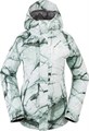 Volcom Женская утепленная куртка V.Co Aris Ins, 100% хлопок, цвет белый лед 11250684