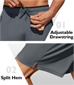 Pinspark Мужские спортивные 7-дюймовые шорты из быстросохнущей сетки с карманами на молнии 11292346