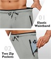 Pinspark Мужские спортивные 7-дюймовые шорты из быстросохнущей сетки с карманами на молнии 11292346