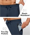 Pinspark Мужские спортивные 7-дюймовые шорты из быстросохнущей сетки с карманами на молнии 11292346