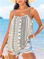 Летний топ-камизол CUPSHE с бохо-принтом, свободный фасон, без рукавов, идеален для отдыха 11275109