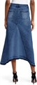 Джинсовая макси-юбка Fisoew с высокой талией и асимметричным подолом, 68% хлопок, 30% полиэстер 11246331