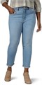 Женские джинсы большого размера Riders by Lee Indigo с высокой талией и зауженными штанинами 10020666